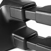 Spec-D Tuning F-250 Manual Adjusting Tow Mirrors - Black w/ Amber Turn Signals (2003-2015)