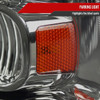 Spec-D Tuning F-250 Crystal Headlights w/ SMD LED Light Strip - Chrome Housing, Smoked Lens (2005-2007)