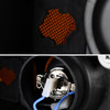 Spec-D Tuning F-150 Dual U-Ring Halo Projector Headlights w/ LED Light Strip - Black Housing, Smoked Lens (2009-2014)