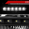 Spec-D Tuning F-250 Crystal Headlights w/ SMD LED Light Strip - Matte Black Housing, Clear Lens (2005-2007)
