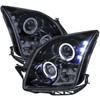 Spec-D Tuning LHP-FUS06G-TM Fusion  Dual Halo Projector Headlights - Gloss Black Housing, Smoked Lens (2006-2009)