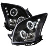 Spec-D Tuning LHP-FUS06JM-TM Fusion Dual Halo Projector Headlights - Matte Black Housing, Clear Lens (2006-2009)
