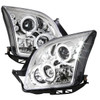 Spec-D Tuning LHP-FUS06-TM Fusion Dual Halo Projector Headlights - Chrome Housing, Clear Lens (2006-2009)
