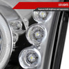 Spec-D Tuning Fusion Dual Halo Projector Headlights - Chrome Housing, Clear Lens (2006-2009)