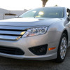 Spec-D Tuning Fusion Projector Headlights w/ LED Light Strip - Chrome Housing, Clear Lens (2010-2012)