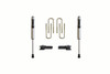 MaxTrac F-150 2WD Rear Lift Box Kit w/ Fox Shocks- 2" (2021-2025)