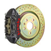 Brembo Focus/Focus ST Front 4-Piston GTS Big Brake Kit - Black M4 Calipers/ 1-Pc 336x28 Rotors (11-18/13-18)