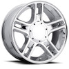 Factory Reproductions 5109014530 F-150 FR51 Harley Replica Chrome Wheels - +14 (92-03)