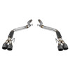 Flowmaster Mustang 5.0L Outlaw Axle-Back Exhaust System - Black Ceramic Quad Tips (2018-2023)