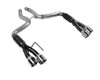 Flowmaster Mustang 5.0L Outlaw Axle-Back Exhaust System - Polished Quad Tips (2018-2023)