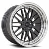 Vors VR08198551435HB Mustang VR8 Hyper Black w/ Machine Lip & Chrome Rivets Wheel - 19x8.5 (05-26)