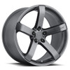MRR VP0520905xx20GM-51438 Mustang VP5 Matte Gun Metal Graphite Wheel - 20x9 (05-26)
