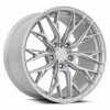 MRR GF0519855xx20S-51435 Mustang GF5 Silver w/ Machine Face Wheel - 19x8.5 (05-26)