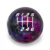 Billetworkz BW-KNB-15MUS-VEL6-C-ST Mustang 6-Speed Short Teardrop Shift Knob - Cosmic/Velocity Engraved (15-26)