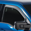 Putco F-150 Element In-Channel Window Deflector 2pc Front Set - Chrome (2015-2020)