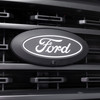 Putco F-150 Luminix White LED Front Grille Emblem - OEM Halogen Headlights & Front Camera (2021-2022)