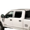 Putco Super Duty SCREW 6.75ft Bed Stainless Steel Rocker Panels - Polished/Super Duty Logo (2017-2022)