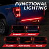 Putco F-150 Blade Tailgate Red/White LED Light Bar - Factory LED Tail Lamps, OBS, & Tow Tech (2024-2026)