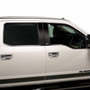 Putco Super Duty CC/SCAB Pillar Post Trim Kit w/o Keypad - Black Platinum/Ford Logo (2017-2022)