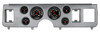 Classic Instruments Mustang 6pc Gauge Cluster Kit - Aluminum Panel w/ Velocity Black Short-Sweep Gauges (1979-1986)