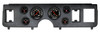 Classic Instruments Mustang 6pc Gauge Cluster Kit - Carbon Fiber Panel w/ Velocity Black Short-Sweep Gauges (1979-1986)