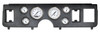 Classic Instruments Mustang 6pc Gauge Cluster Kit - Carbon Fiber Panel w/ White Hot Series Short-Sweep Gauges (1979-1986)