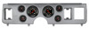 Classic Instruments Mustang 6pc Gauge Cluster Kit - Aluminum Panel w/ Velocity Black Full-Sweep Gauges (1979-1986)