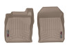 WeatherTech Fiesta Manual DigitalFit Front Floorliners - Tan (2011-2019)