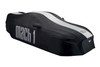 Ford VMR3Z-19A412-C Mach-1 Nylon Stretch Indoor Car Cover Satin Black/White - Low Wing (21-23)