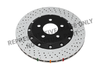 DBA Mustang GT/EcoBoost PP Rear 5000 Series XD Drilled 2-Piece Brake Rotor - 330mm (2015-2020)