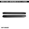 AirDesign Bronco 2D Door Molding Set - Satin Black (2021-2025)