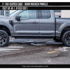 AirDesign F-150 SCAB Door Rocker Panel Set - Satin Black (2021-2025)