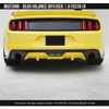 AirDesign Mustang EcoBoost Rear Diffuser Valance - Satin Black (2015-2017)
