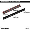 AirDesign Bronco 4D Rocker Panel Set - Satin Black (2021-2025)