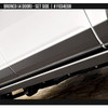 AirDesign Bronco 4D Rocker Panel Set - Satin Black (2021-2025)