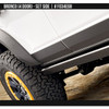 AirDesign Bronco 4D Rocker Panel Set - Satin Black (2021-2025)