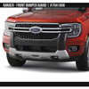 AirDesign Ranger Front Bumper Guard - Satin Black/Silver (2024-2025)