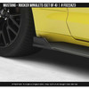 AirDesign Mustang Rocker Winglet Set - Satin Black (2015-2023)