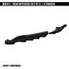 AirDesign Mach-E Non-GT Rear Diffuser - Satin Black (2022-2025)