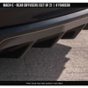 AirDesign Mach-E Non-GT Rear Diffuser - Satin Black (2022-2025)