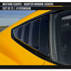 AirDesign Mustang Quarter Window Louver Set - Satin Black (2024-2025)