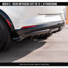AirDesign Mach-E Non-GT Rear Diffuser - Gloss Black (2022-2025)