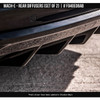 AirDesign Mach-E Non-GT Rear Diffuser - Gloss Black (2022-2025)