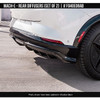 AirDesign Mach-E Non-GT Rear Diffuser - Gloss Black (2022-2025)