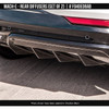 AirDesign Mach-E Non-GT Rear Diffuser - Gloss Black (2022-2025)
