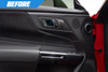 Ford Genuine Mustang Black Interior Door Handles - No Memory Seat Adjust (2015-2026)