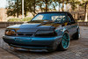 Carbon Creations Mustang Carbon Fiber 2" Cowl Hood (1987-1993)