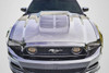 Carbon Creations 115198 Mustang/GT500 Carbon Fiber GT500 Style V2 Hood (10-14)