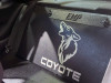 EMP EMP-MRSD-S550-COY-W Mustang Coupe Rear Seat Delete Kit - Gloss White Coyote Engraving (15-23)