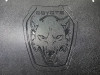 EMP Mustang Coupe Rear Seat Delete Kit - Stealth Gloss Coated Dark Coyote Engraving (2024-2026)